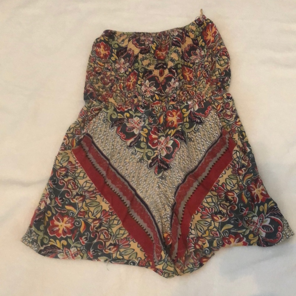 Strapless Romper